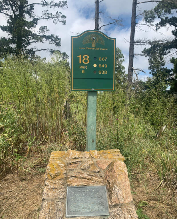 Lake Chabot Golf Course Par-6 Hole