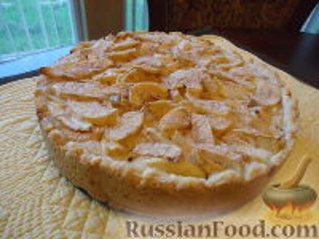 Фото к рецепту: Самый вкусный яблочный пирог