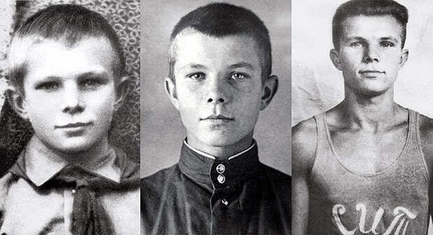 Юрий Гагарин в детстве и юности. Юрий Гагарин в детстве и юности.