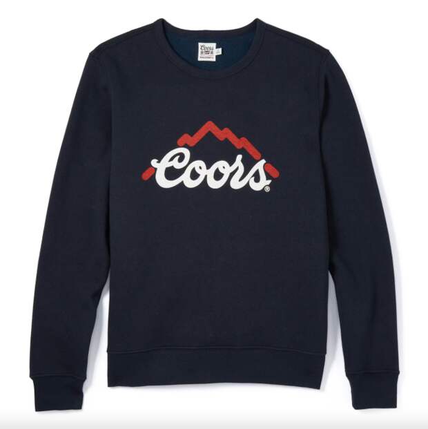 Huckberry x Coors Crewneck Banquet Sweatshirt