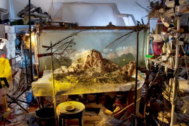 Рабочий материал. Автор: Kim Keever.