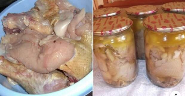 Сочная домашняя тушенка из курицы, выпрашивать которую будет даже благонравный супруг