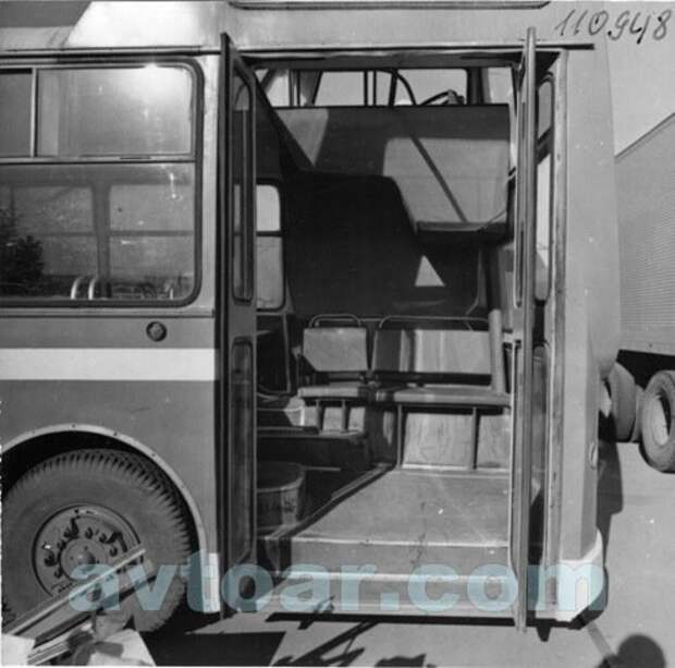Автобус с рубкой. Ходовой макет автобуса НАМИ-0159 НАМИ-0159, Ходовой, авто, автобус, макет