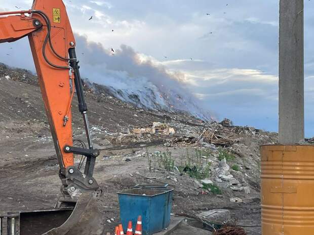 Регоператор выплатит 350 тысяч штрафа за пожар на мусорном полигоне