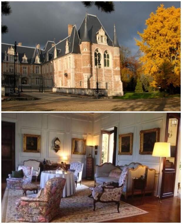 Фамильный замок Château de Marchais в Лаоне (Франция).