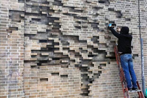 "Городские деревья" Pejac
