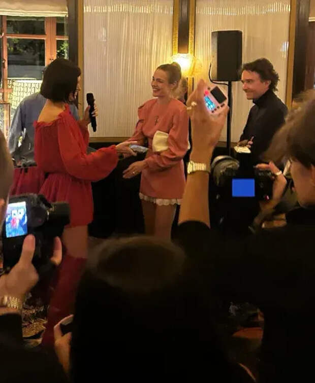 Алиса Вольская, Наталья Водянова и Антуан Арно