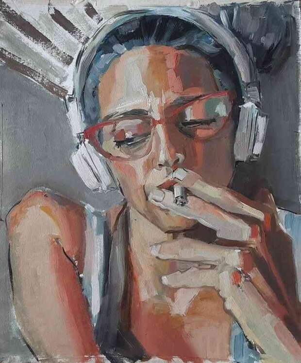 Smoker. Andrea Montenegro