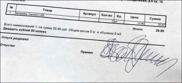 Подпись