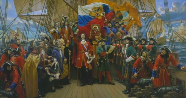 Евгений Алексеевич Корнеев, «Рождение Флага Российского», 2007 г.