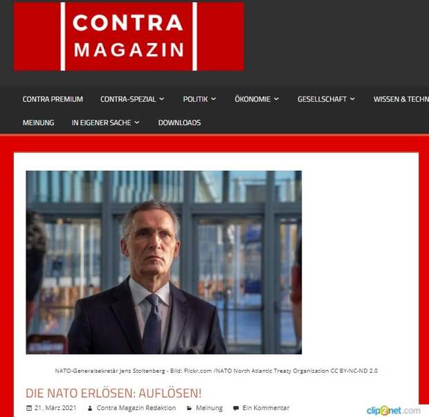 Contra Magazin: Лучшее решение – распустить НАТО и просто оставить Китай и Россию в покое