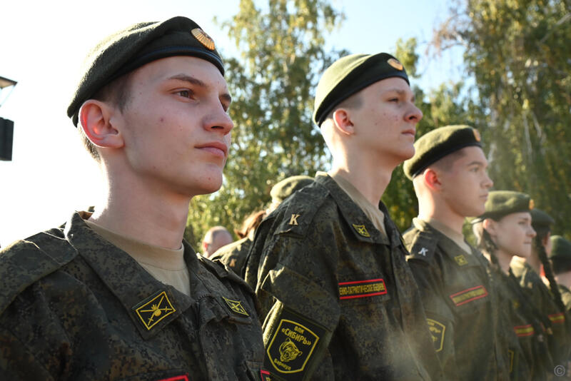 Воинские почести красноармейцев в Барнауле / Фото: barnaul.org