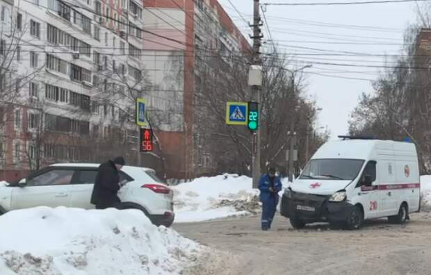ДТП с машиной скорой помощи произошло на улице Степанова в Туле