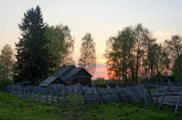 В деревне весной Деревня, Весна, Россия, Природа, Красота, Фотография, Длиннопост