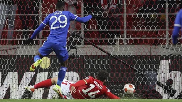 Дака оформил дубль в матче со «Спартаком»