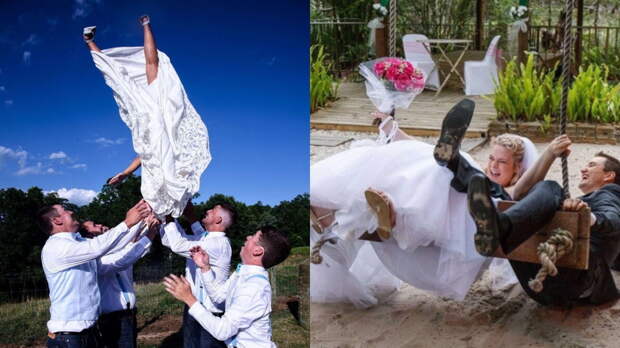 Смешные свадебные моменты