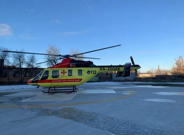 В Рязань по воздуху доставили 5 взрослых и ребенка после ДТП в январе