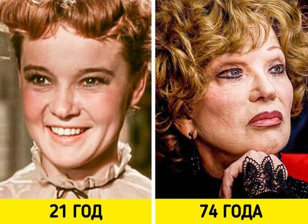 Любимые советские актрисы в своих звездных и последних ролях