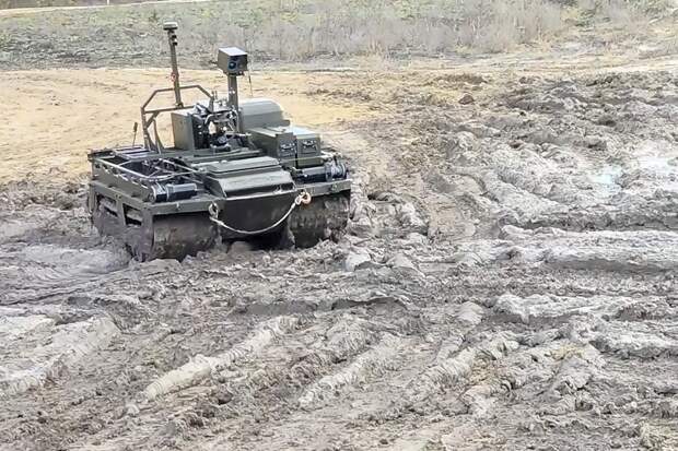 На константиновском участке фронта роботы заменили бойцов на 90 процентов