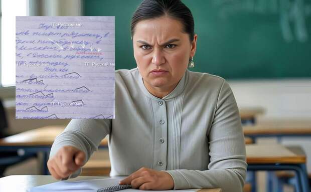 «Русский» теперь под запретом? Почему школьный учитель испугался слова в тетради ребенка