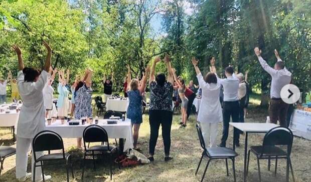 Нижегородским врачам, борющимся с COVID-19, устроили спортивный праздник