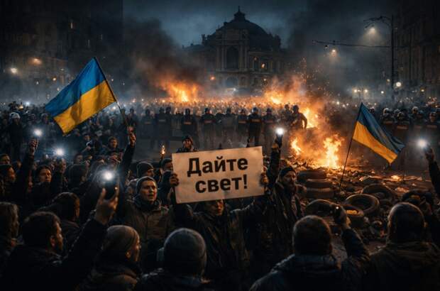 Протесты в Одессе из-за блэкаута и кризис энергосистемы Украины в разгаре