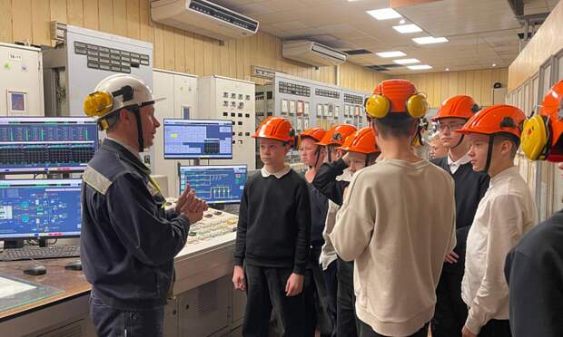 Ученики инженерного класса школы №51 посетили Архангельскую ТЭЦ