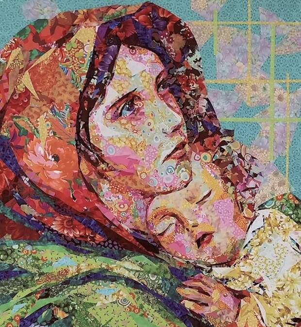 Пэчворк - это не только ремесло, но и искусство, которое может быть вдохновлено произведениями из мира живописи и скульптуры.-2
