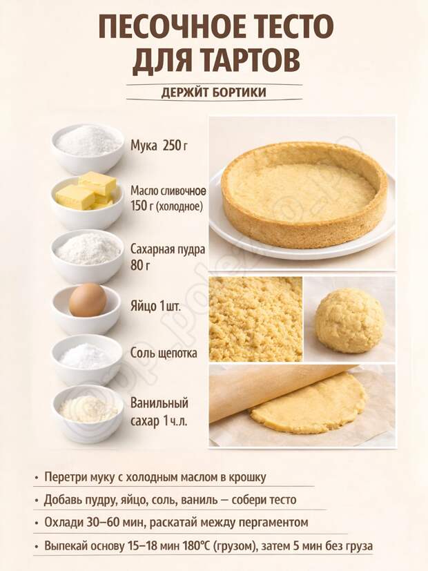 Кулинария>Песочное тесто!