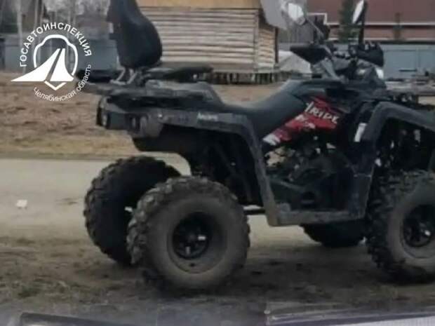 Под Челябинском ребенок получил тяжелую травму, упав с квадроцикла