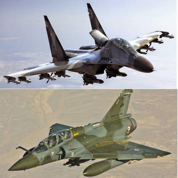 Су-30 против «Миража»: вероятные возможности