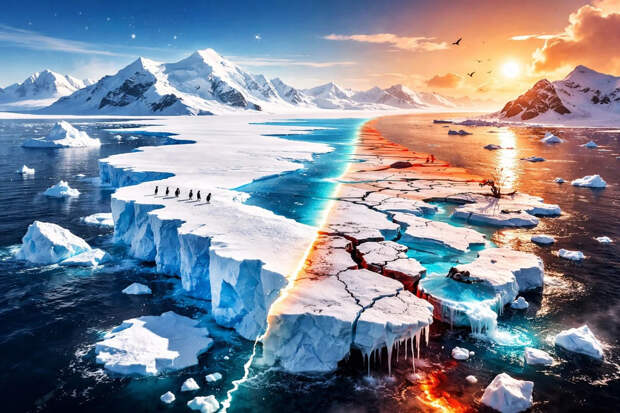 UCI: 77% ледников Антарктиды не тают с 1992 года, но остальные оказались под угрозой