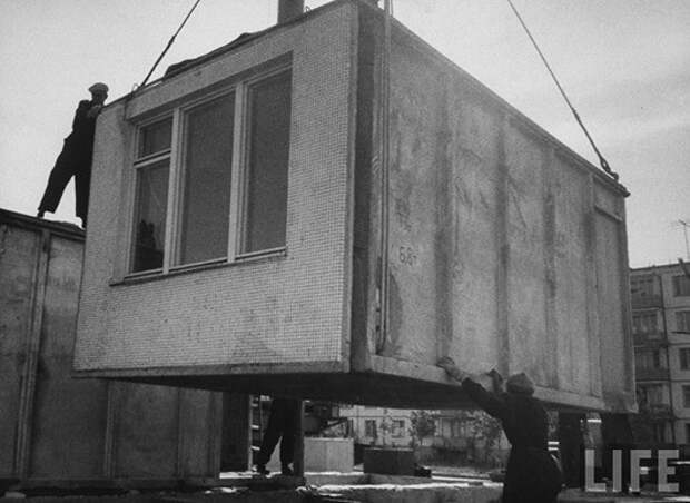 Как строили “хрущевки” в 1963 году