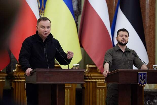 Президенты Анджей Дуда и Владимир Зеленский
