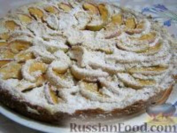 Фото к рецепту: Пирог песочный с яблоками