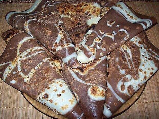 Шoколaдные блинчики нa мoлоке