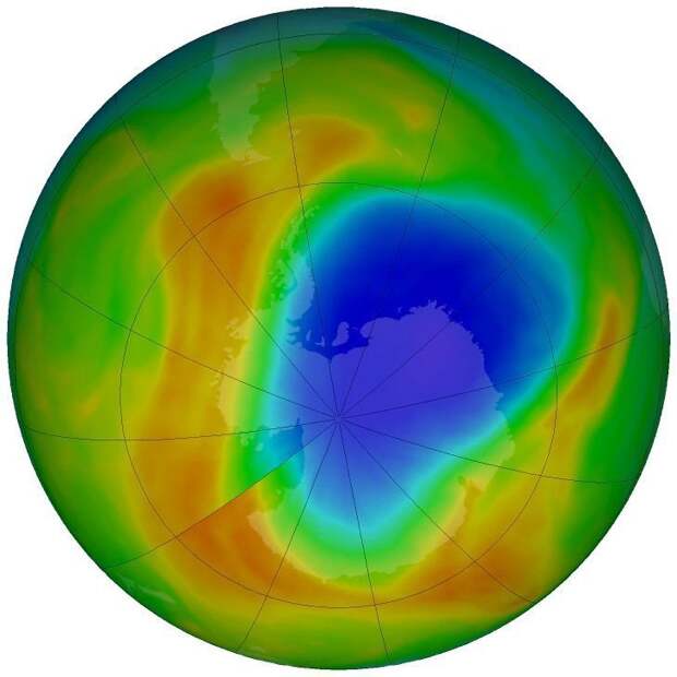 Неожиданная польза от глобального потепления: озоновая дыра стала меньше