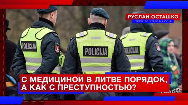 С медициной в Литве порядок, а как с преступностью?