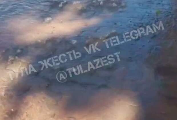 В Туле затопило одну из улиц