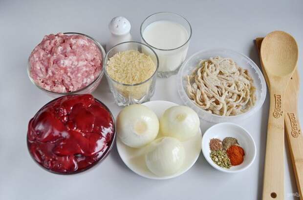 Печеночные колбаски с рисом