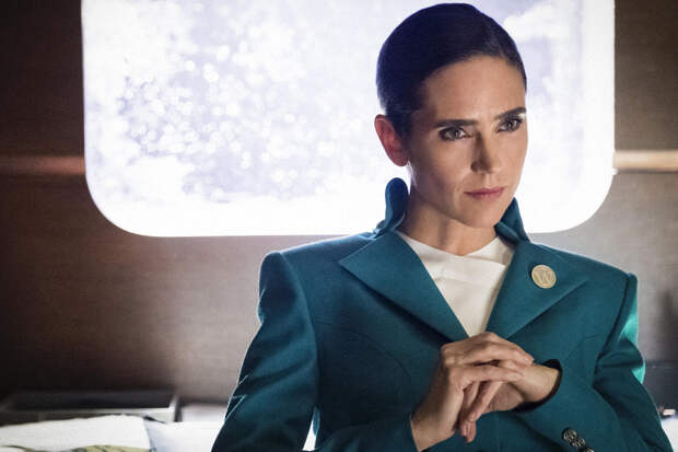 Jennifer Connelly and Her Teal Blazer Pretend Everything's Fine in This Snowpiercer Sneak Peek