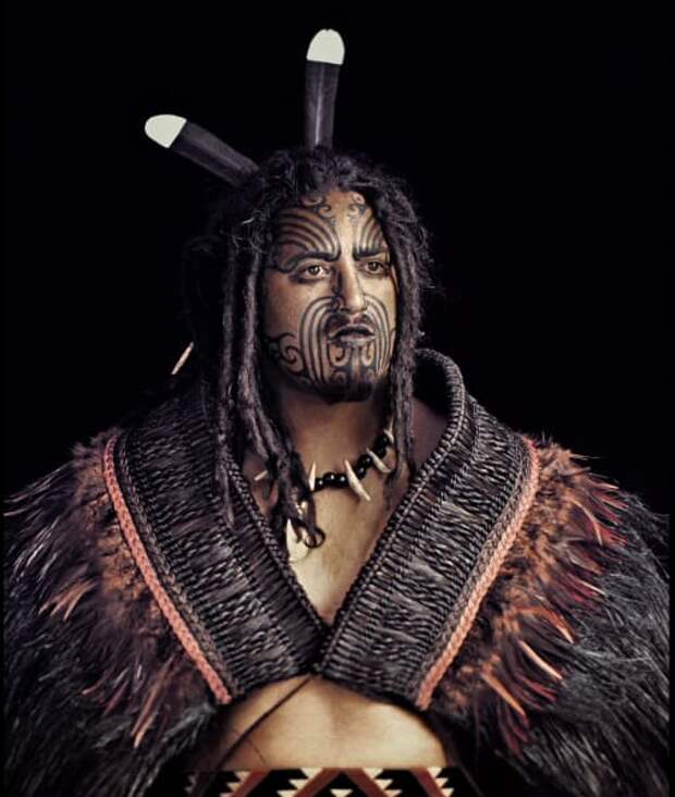 Современный маори. Фото взято с сайта: https://edition.cnn.com/2014/10/02/world/gallery/amanpour-indigenous-peoples/index.html