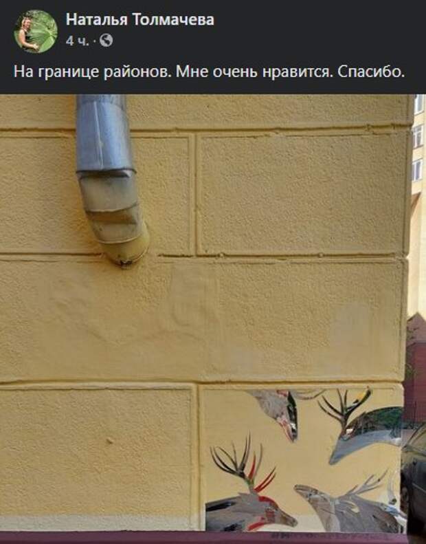 Фото дня: стрит-арт в районе Аэропорт