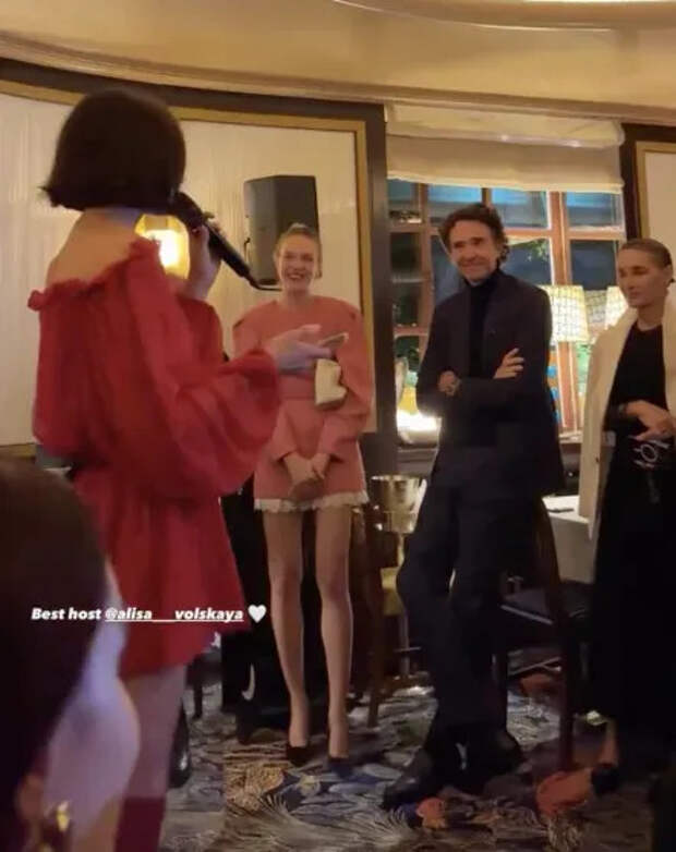 Алиса Вольская, Наталья Водянова и Антуан Арно