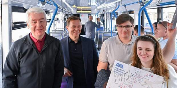 Сергей Собянин открыл первую в России трамвайную линию без контактной сети