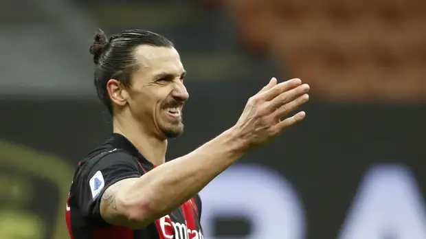 Дубль Ибрагимовича помог «Милану» разгромить «Кротоне»