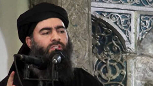 Лидер террористической группировки Исламское государство Абу Бакр аль-Багдади