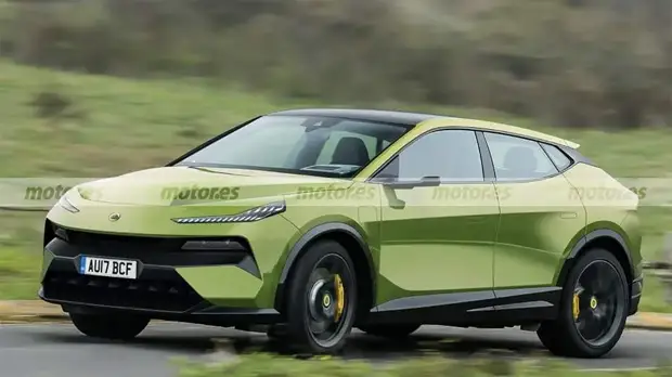 Lotus опубликовал изображение нового электрического кроссовера