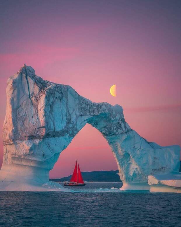 Алые паруса гренландия, подборка, природа, путешествия, север, удивительное