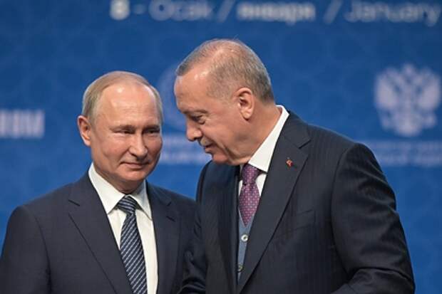 Владимир Путин и Реджеп Тайип Эрдоган